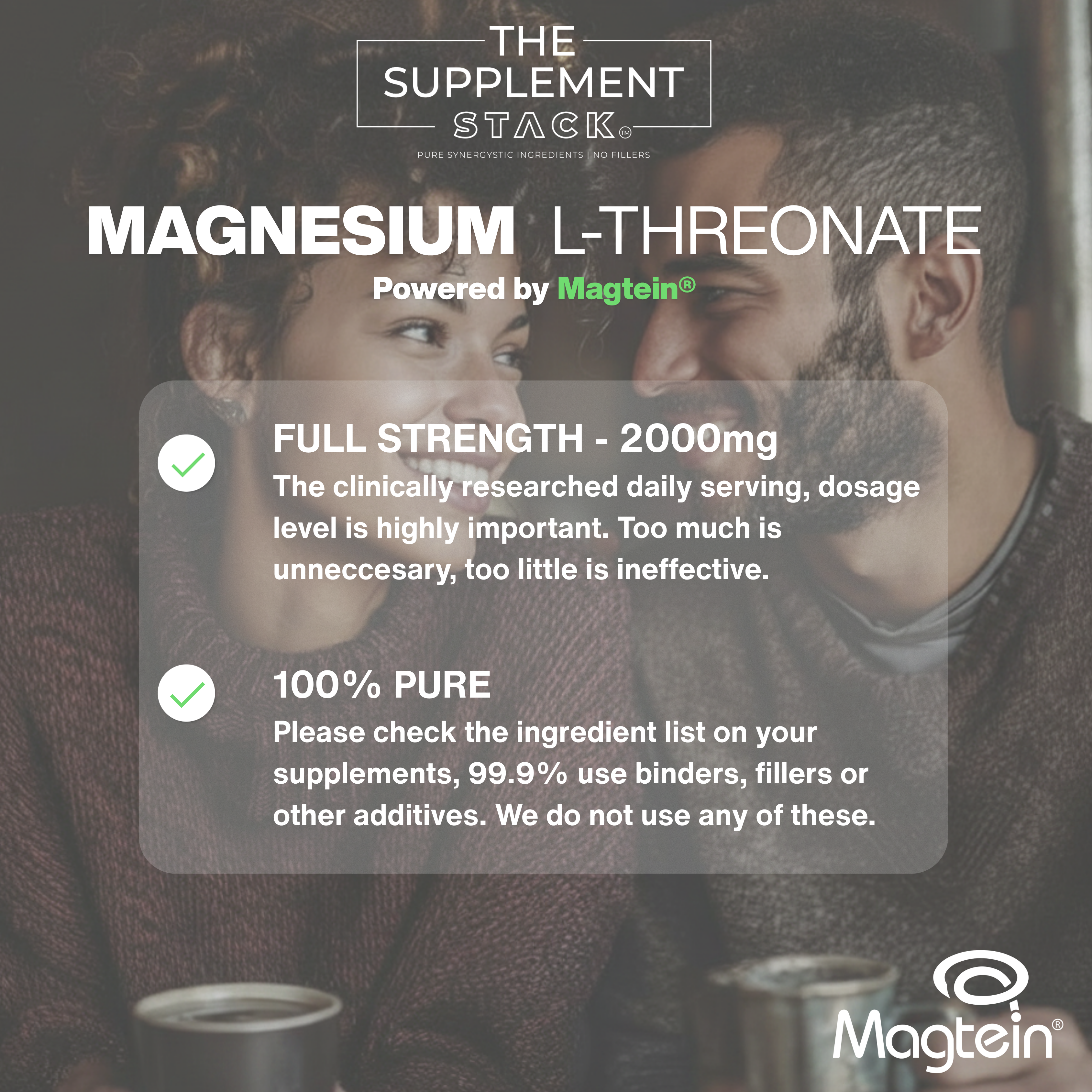 Magnesium L-Threonate – Powered by Magtein®