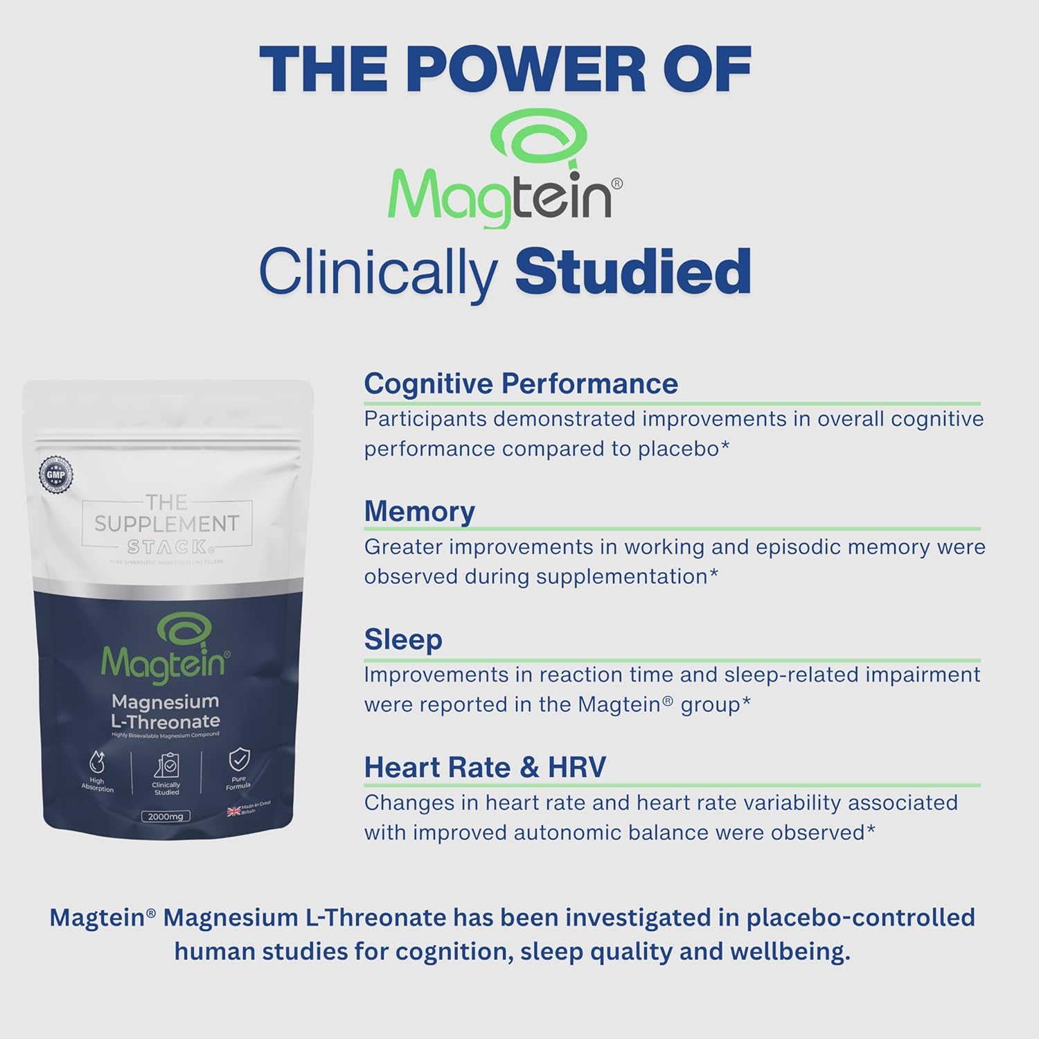 Magnesium L-Threonate – Powered by Magtein®